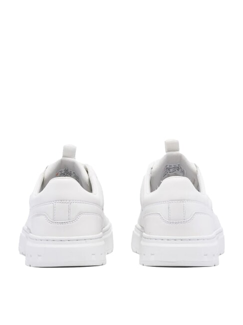 MAPLE GROVE Baskets en cuir blanc pleine fleur - Chaussures Homme