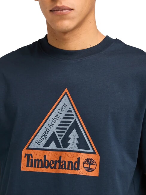 OUTDOOR INSPIRED  T-shirt en coton saphir noir - T-shirt