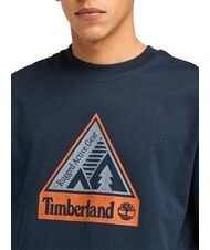 TIMBERLAND OUTDOOR INSPIRED  T-shirt en coton saphir noir - T-shirt - 3