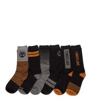 TIMBERLAND MIXUP  6 paires de chaussettes NOIR - Chaussettes pour hommes - 4