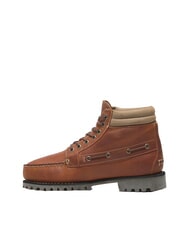 TIMBERLAND AUTHENTIC MID Bottines en cuir orange moyen pleine fleur - Chaussures Homme - 3