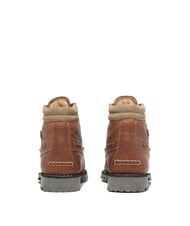 TIMBERLAND AUTHENTIC MID Bottines en cuir orange moyen pleine fleur - Chaussures Homme - 4