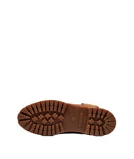 TIMBERLAND PREMIUM 6 INCH  Bottines en cuir rembourrées cuir pleine fleur marron foncé avec noir - Chaussures Femme - 6