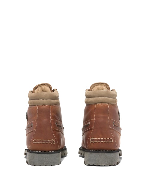 AUTHENTIC MID Bottines en cuir orange moyen pleine fleur - Chaussures Homme