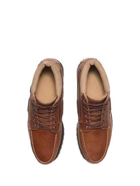 AUTHENTIC MID Bottines en cuir orange moyen pleine fleur - Chaussures Homme