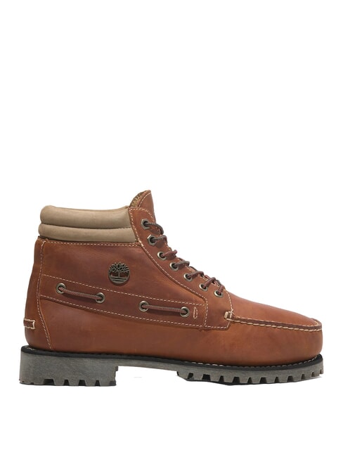 AUTHENTIC MID Bottines en cuir orange moyen pleine fleur - Chaussures Homme