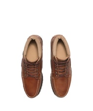 TIMBERLAND AUTHENTIC MID Bottines en cuir orange moyen pleine fleur - Chaussures Homme - 5