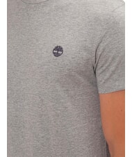 TIMBERLAND OYSTER RIVER  T-shirt en coton gris moyen chiné - T-shirt - 3