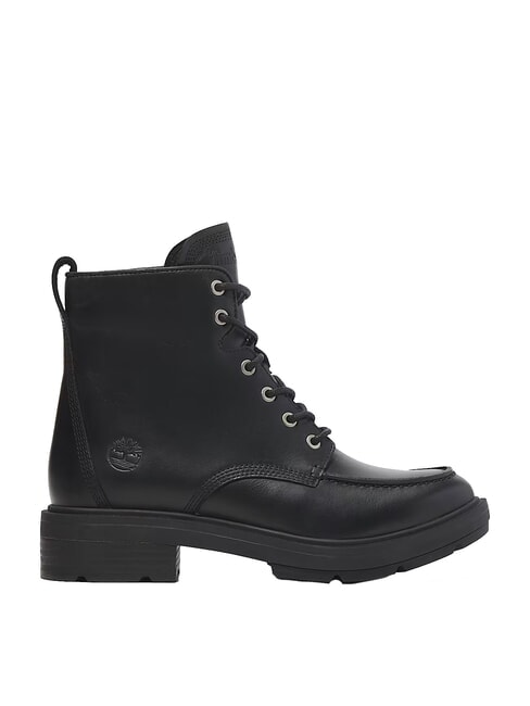 BRIMFIELD MID  Bottines en cuir noir pleine fleur - Chaussures Femme