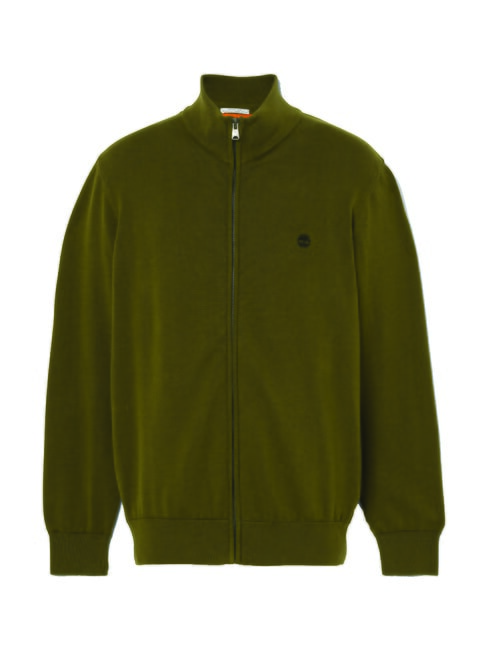 WILLIAMS RIVER Pull zippé sombreolive - Pulls pour hommes