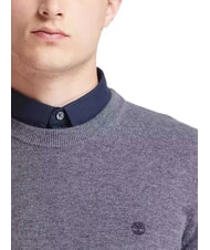 TIMBERLAND MERINO Pull ras du cou en laine mélangée foncé / gris / chiné - Pulls pour hommes - 3