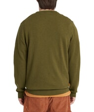 TIMBERLAND MERINO Pull ras du cou en laine mélangée sombreolive - Pulls pour hommes - 2