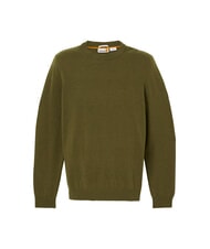TIMBERLAND MERINO Pull ras du cou en laine mélangée sombreolive - Pulls pour hommes - 4