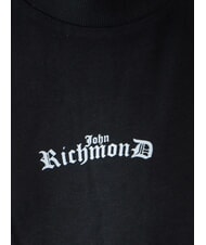 JOHN RICHMOND SANGARIS T-shirt en coton avec logo m&eacute;lange noir/gris - T-shirt - 3