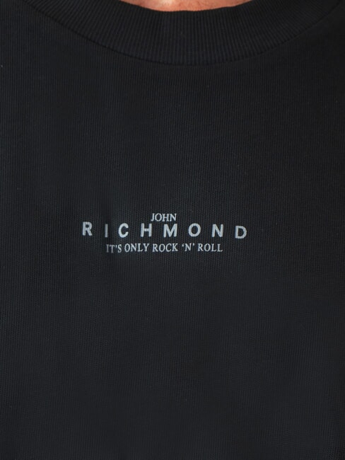 HERMOSO T-shirt en coton avec logo noir/blanc - T-shirt