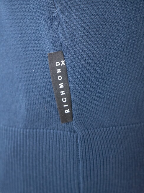 CUSMA Pull à col roulé robe bleue - Pulls pour hommes