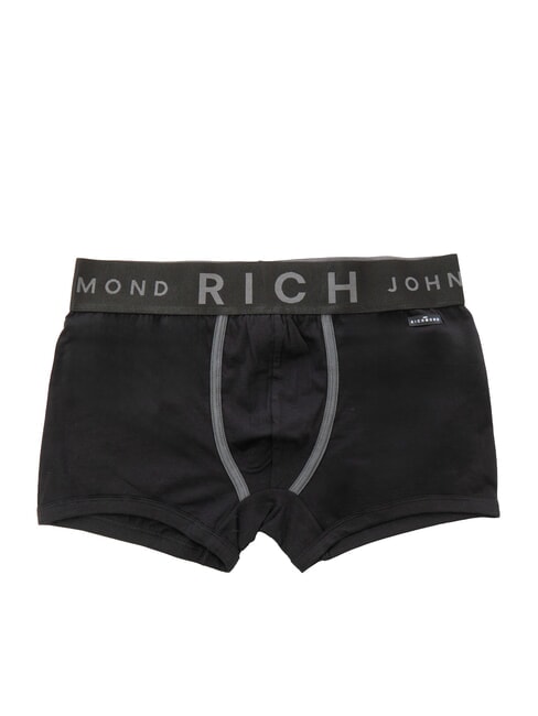 QY Lot de 3 boxers noir/noir/bleu - Slip homme