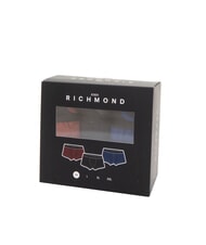 JOHN RICHMOND QY Lot de 3 boxers noir/noir/bleu - Slip homme - 6