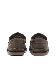 TIMBERLAND CLASSIC BOAT  Chaussures en cuir su&eacute;d&eacute; olive - Chaussures Homme - 3