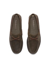 TIMBERLAND CLASSIC BOAT  Chaussures en cuir su&eacute;d&eacute; olive - Chaussures Homme - 4