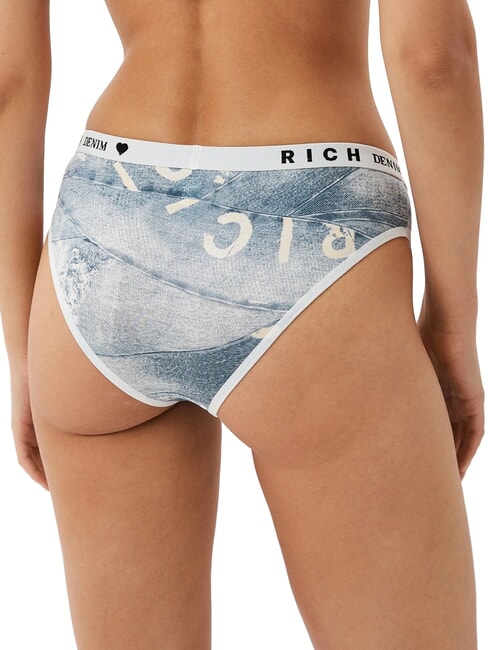 TODY Lot de 3 slips wh/bleu/d. - Slip femme