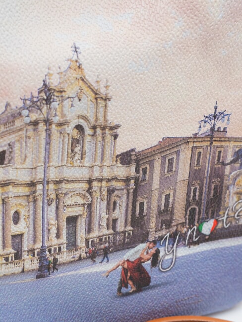 YESBAG Sac à bandoulière avec imprimé Cathédrale de Catane - Sacs pour Femme