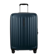 SAMSONITE FYRM Set Bagage &agrave; main + moyen + grand bleu acier - Ensemble Valises - 4
