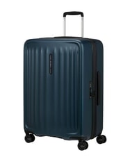 SAMSONITE FYRM Set Bagage &agrave; main + moyen + grand bleu acier - Ensemble Valises - 6