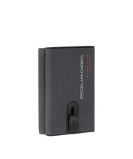 PIQUADRO URBAN Portefeuille compact en cuir avec curseur gris - Portefeuilles Homme - 3