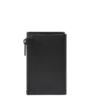 PIQUADRO URBAN Portefeuille compact en cuir avec curseur Noir - Portefeuilles Homme - 4
