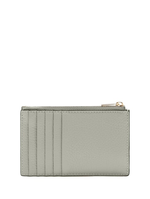 CAMELIA Portefeuille plat en cuir cendre - Portefeuilles Femme