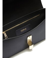 FURLA IRIDE  Sac à bandoulière en cuir Noir - Sacs pour Femme - 4