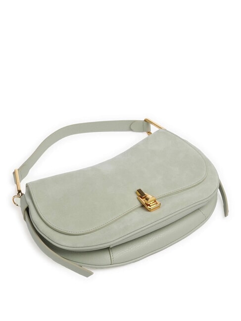 CAMPIONARIO - MAGIE SUEDE BIM Sac &agrave; bandouli&egrave;re en daim vert c&eacute;ladon - Sacs pour Femme