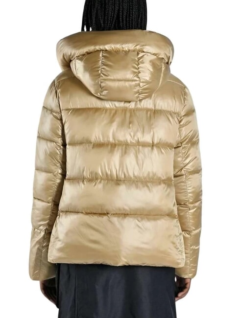 CAPE BRETON Doudoune en satin avec capuche chèvre - Doudounes femme