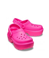 CROCS STOMP CLOG W Chaussons sabots à plateforme coup de cœur rose - Chaussures unisexe - 4