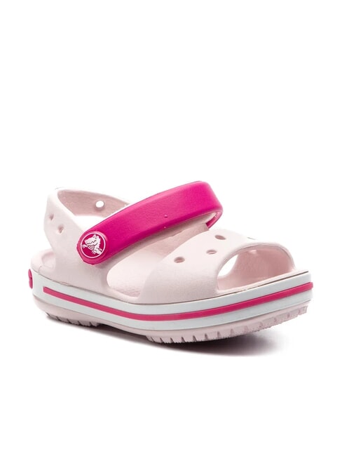 CROCBAND&trade; KIDS Sandale &agrave; peine rose/rose bonbon - Chaussures de b&eacute;b&eacute;
