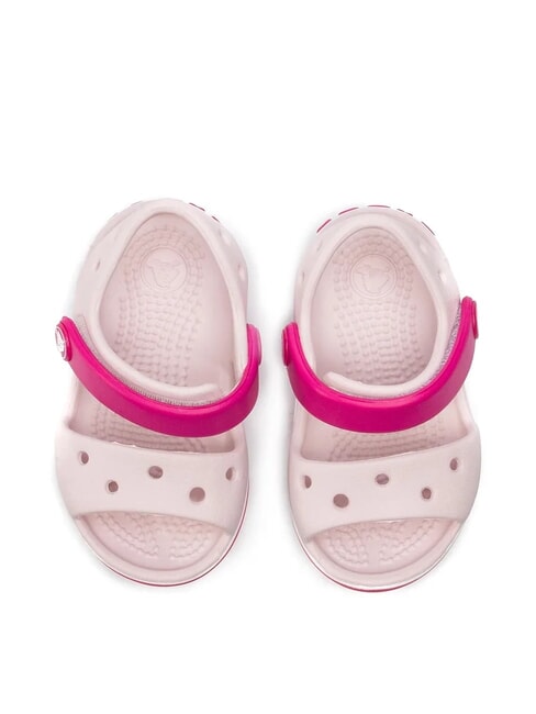 CROCBAND&trade; KIDS Sandale &agrave; peine rose/rose bonbon - Chaussures de b&eacute;b&eacute;