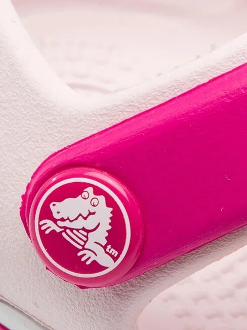 CROCBAND&trade; KIDS Sandale &agrave; peine rose/rose bonbon - Chaussures de b&eacute;b&eacute;