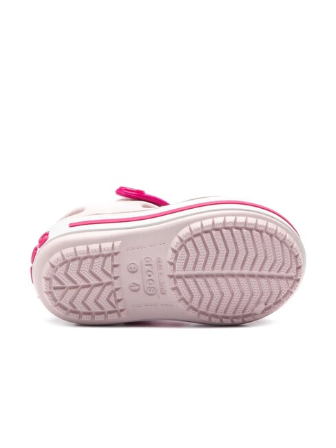 CROCBAND&trade; KIDS Sandale &agrave; peine rose/rose bonbon - Chaussures de b&eacute;b&eacute;