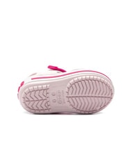 CROCS CROCBAND&trade; KIDS Sandale &agrave; peine rose/rose bonbon - Chaussures de b&eacute;b&eacute; - 7