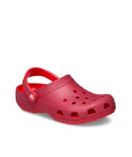 CROCS CLASSIC GLITTER CLOG W sabot à pantoufle rouge cerise - Chaussures Femme - 2