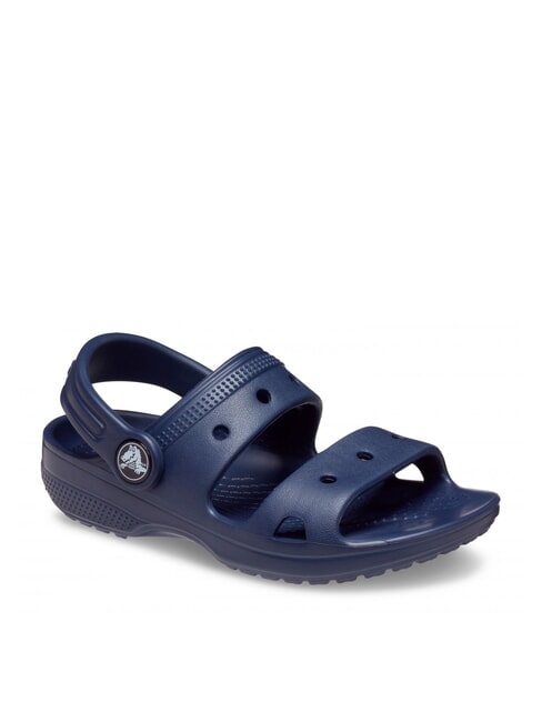 CLASSIC CROCS SANDAL T Chausson à bandes marine - Chaussures de bébé