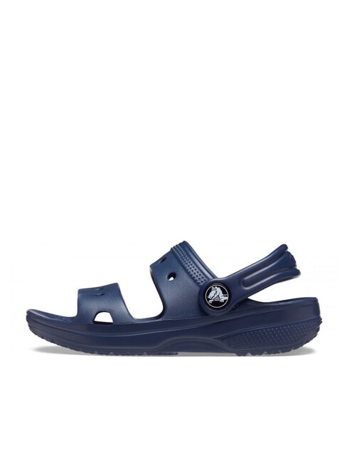 CLASSIC CROCS SANDAL T Chausson à bandes marine - Chaussures de bébé