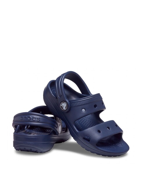 CLASSIC CROCS SANDAL T Chausson à bandes marine - Chaussures de bébé