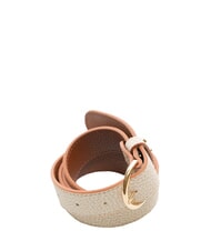 BORBONESE GRAFFITI Ceinture à clous sable/noix de coco - Ceintures - 3