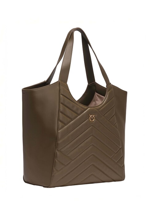 PUZZLE Sac à bandoulière en cuir cousu roitelet-or antique - Sacs pour Femme