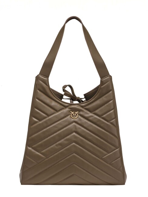 PUZZLE Sac à bandoulière en cuir cousu roitelet-or antique - Sacs pour Femme