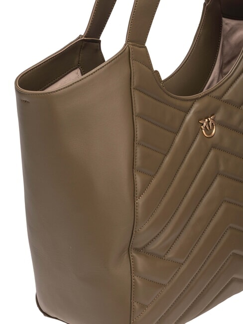 PUZZLE Sac à bandoulière en cuir cousu roitelet-or antique - Sacs pour Femme