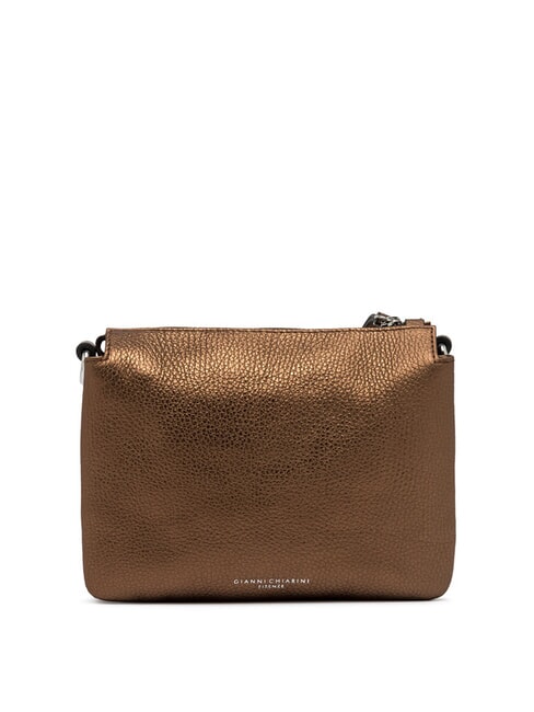 THREE Sac à bandoulière en cuir métallisé grillé - Sacs pour Femme