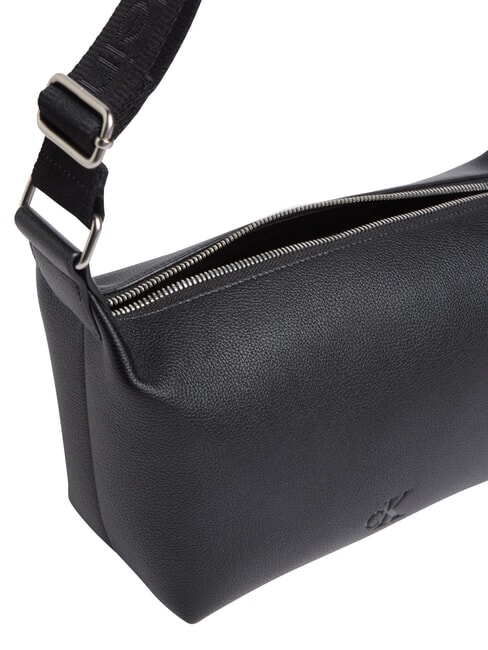 CKJ ULTRALIGHT Sac à bandoulière avec logo sur noir - Sacs pour Femme